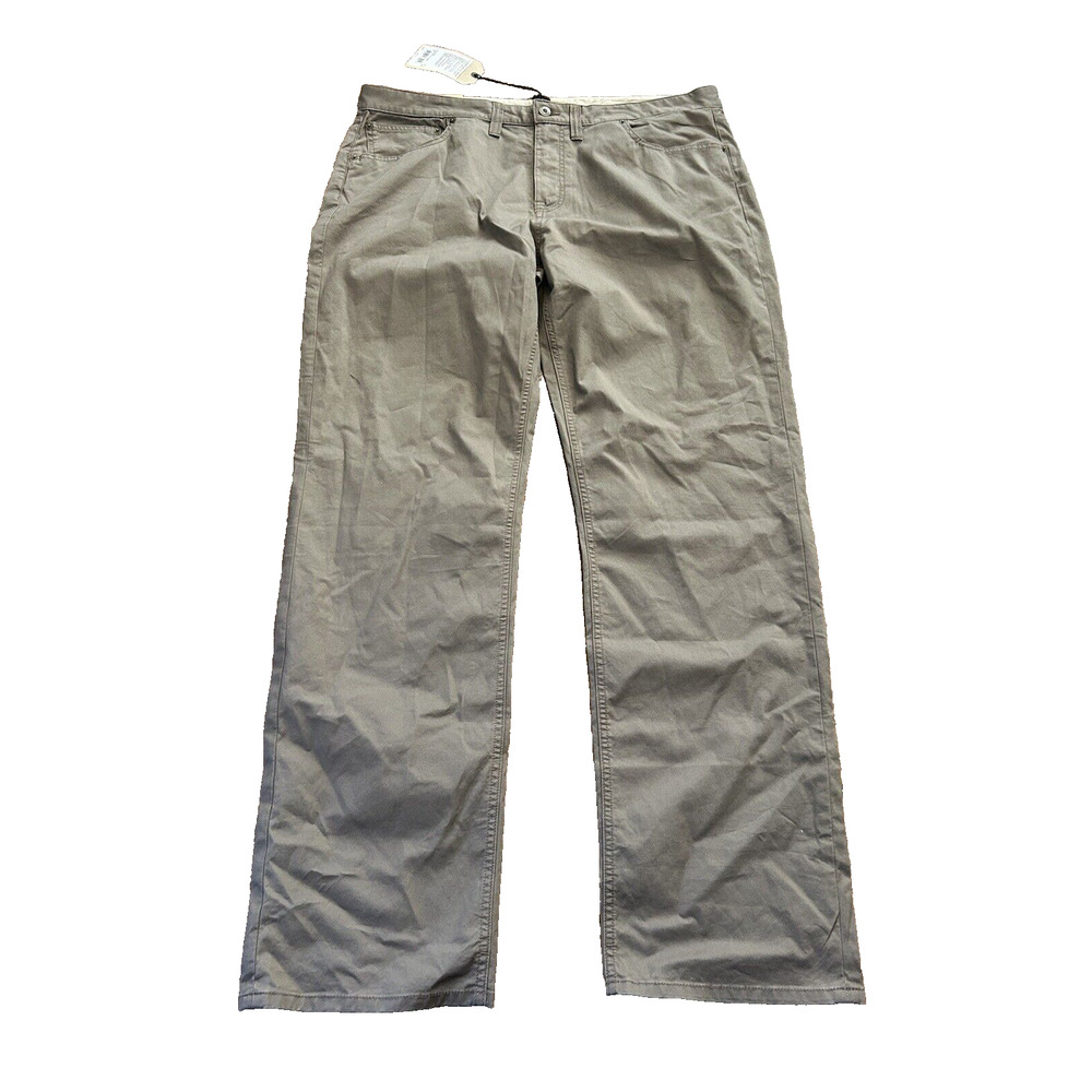 Prana‎ Mens Size 40x34 Brown Mud Bridger Slim Tapered Jean NWT